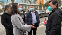 温江区政协副主席陈莉来我院督查调研24小时核酸采集点工作