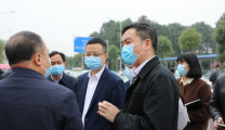 区委书记王乾来院调研督导疫情防控工作
