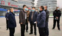 区委副书记、区长马烈红来院调研
