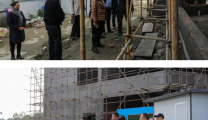 区卫健局局长袁晓玲现场办公我院新院区建设与搬迁工作