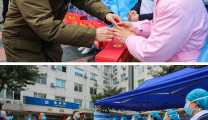 区总工会大年初一慰问我院一线值班人员