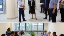 省医院党委书记欧力生来我院新院区调研