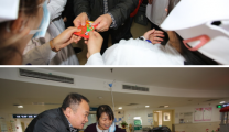 院领导大年三十看望慰问临床一线值班人员