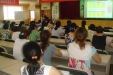护理部组织2014年第三次机动、教学护士专科理论培训