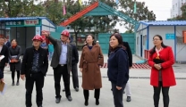 邹华副区长调研督导我院新院区建设及相关项目工作