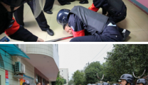 我院举行反恐防暴应急演练