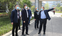 区委副书记、区长马烈红来院调研督导疫情防控工作 