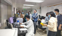 区环保局来院开展核技术利用单位辐射安全现场监督检查