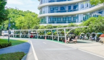 光伏进院，阳光变绿电！我院车棚分布式光伏发电项目建设完成